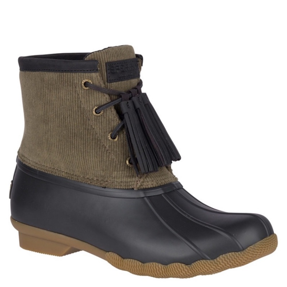 Sperry Women's Saltwater Tassel Corduroy Booties - Picture 1 of 13